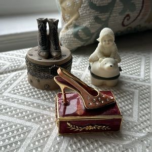 Set of 3 Unique Pill/Trinket Boxes